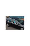 Vw Golf-6 2010-2012 Modeller Arası Krom Cam Çıtası 4 Parça Paslanmaz Çelik