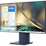 Acer Aspıre S27-1755 Intel Core I5-1240P 16GB 512GB SSD 27" Wqhd 1440P Windows 11 Home Parmak Izi Okuyucu All In One Bilgisayar WHDQBKDEM001+ Zetta Flash Bellek