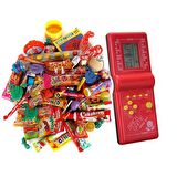 Kadınlar Günü Nostaljik Hediye Kutusu Kırmızı Tetrisli Büyük Boy 80'ler 90'lar