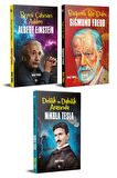 Dünyayı Değiştiren İnsanlar 3 Kitap Einstein-Freud-Tesla