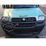 Fiat Doblo D1 2000-2005 Uyumlu Üniversal Laguna Lip Esnek Ön Lip 2 Parça Tampon Altı Dil Karlık Ön Ek