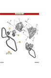 Citroen Nemo 1.3 Alternatör Kayış Seti Gergili PSA 1631896580 Tek Ebat