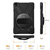 Gpack Apple iPad Pro 10.5 7.Nesil Kılıf Defender Tablet Tank Koruma Standlı df2