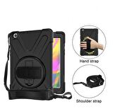 Gpack Samsung Galaxy Tab A8 10.5 Sm x200 Kılıf Defender Tablet Tank Koruma Standlı df22  Nano  Kalem
