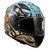 LS2 Rapıd 2 Neo Kapalı Kask Mat Mavi-Mor