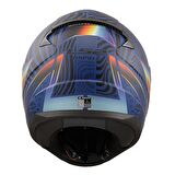 LS2 Rapıd 2 Optik Kapalı Kask Mat Mavi-Mor