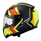 LS2 Rapıd 2 Extra Kapalı Kask Mat Neon Sarı-Navy-Mavi 