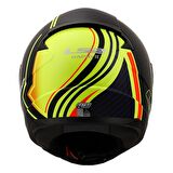 LS2 Rapıd 2 Extra Kapalı Kask Mat Neon Sarı-Navy-Mavi 