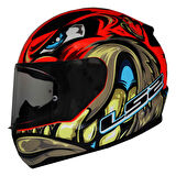 Ls2 Rapıd 2 Spox Kırmızı-Gri Kask Xxl