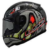Ls2 Rapıd 2 Spox Gri-Kırmızı Kask 3Xl
