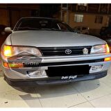 Toyota Corolla AE101 Efsane Kasa 1991-1998 Uyumlu Üniversal Astra H lip Esnek Ön Lip 2 Parça Tampon Altı Dil Karlık Ön Ek