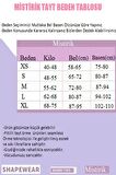 Kadın Antrasit Ladymina Yüksek Bel Dikişsiz Fitilli Tayt