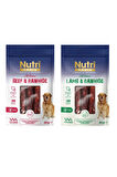 Nutri Canin Rawhide 2 Çeşit Karma Köpek Ödülü 80 Gr. X 2 Adet