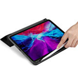 Gpack Apple iPad 10.2 2021 9.Nesil Kılıf Kalem Bölmeli Arkası Şeffaf Standlı nt11  Nano  Kalem