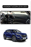 Hyundai Tucson 2018-2021 Torpido Koruma  Halısı -  Siyah Kenar