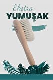 Ma'Vessa %100 Doğal Keçi Kılı Extra Yumuşak Bebek Saç Fırçası - Konak Tarağı (Mini Boy)