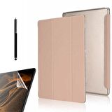 Gpack Apple iPad 10.2 2021 9.Nesil Kılıf Smart Cover Kapaklı Standlı Uyku Modlu sm2  Nano  Kalem