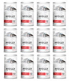 Molly Kuzu Etli Jöleli Kedi Konservesi 400 Gr. X 12 Adet