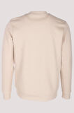 Erkek Sweatshirt Bej Relaxed Fit Double Face N Aplike Sargı Nakış Logo Detaylı Crewneck NCS JEANS 1649