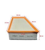 Seat Cordoba 1.4-1.9 TDI, 1.9 SDI, 2.0 2003-2009 Hava Filtresi