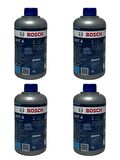 Bosch Dot-4 Fren Yağı 500 Ml. 4 Adet