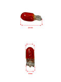 Photon T10 12V W5W Dipsiz Minyatür Amber Turuncu Gösterge Sinyal Ampulü 10 Adet