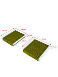 Wunder Alfa Romeo 156 2001-2005 Çiftli Karbonlu Polen Filtresi