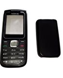 Nokia 1650 Kapak Nokia 1650 uyumlu Siyah ön Kapak Arka Kapak Tuş Takımı