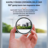 Coofbe Full View-Vision 2 Adet Araç Kör Nokta Aynası Geniş Açılı Geri Görüş Aynası Oto Kör Nokta Aynası