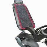 Elektrikli scooter aksesuar koruyucu paspas Sway 2000W YB-F3 Fırtına Kırmızı kenar düz sade