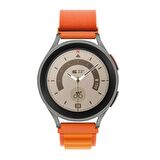 Megafox Samsung Galaxy Watch 3 41mm 20mm Uyumlu Alpine Loop Kordon Örgü İşleme Tasarım Kumaş Kayış