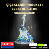 Balody Çiçeklerin Hareketi – Elektro Gitar (BL21277) – Mini Blok Yapı Oyuncakları Seti