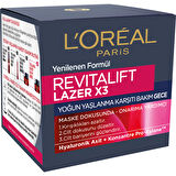 L'Oréal Paris Revitalift Lazer X3 Yoğun Yaşlanma Karşıtı Gece Bakım Kremi
