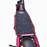 elektrikli scooter aksesuar koruyucu paspas Citycoco T4  uyumlu gri kurt armalı