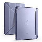 Gpack Apple iPad 10.2 8.Nesil Kılıf Standlı Katlanabilir Pu Silikon tf1