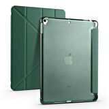 Gpack Apple iPad 10.2 8.Nesil Kılıf Standlı Katlanabilir Pu Silikon tf1