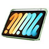 Gpack Apple iPad Mini 2021 6.Nesil Kılıf Standlı Katlanabilir Pu Silikon tf1