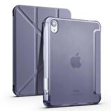 Gpack Apple iPad Mini 2021 6.Nesil Kılıf Standlı Katlanabilir Pu Silikon tf1