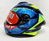 Mt Targo S Diogo Moreira C7 Şeffaf Vizörlü V-14B Kapalı Kask M