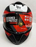 Mt Targo S Kay B5 Şeffaf Vizörlü V-14B Kapalı Kask XL