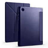 Gpack Samsung Galaxy Tab A8 10.5 SM X200 2021 Kılıf Standlı Katlanabilir Pu Silikon tf1