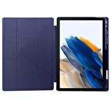 Gpack Samsung Galaxy Tab A8 10.5 SM X200 2021 Kılıf Standlı Katlanabilir Pu Silikon tf1