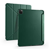 Gpack Apple iPad Pro 12.9 2022 M2 Kılıf Standlı Katlanabilir Pu Silikon tf2