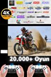 M15 Taşınabilir 4K 2.4G Kablosuz Çift Kol 20000 Klasik Oyunlu Oyun Konsolu Game Stick Retro Ps5 Ps4