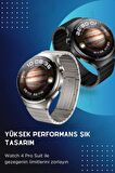 Watch 4 Pro Suit 7 Kordonlu Akıllı Saat Tüm cihazlara Uyumlu Sesli Görüşme Nfc Akıllı Saat Watch 9 8