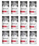 Molly Kuzu Etli Jöleli Köpek Konservesi 400 Gr X 12 Adet