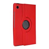 Gpack Samsung Galaxy Tab A8 10.5 SM X200 2021 Kılıf Kapaklı Standlı 360 Dönebilen Koruma dn2