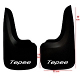 Peugeot Partner Tepee 2'li ARKA Paçalık Çamurluk Tozluk PEU1BZ017