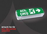 Arsel Betalite AEB-3213-L Acil Çıkış Yönlendirme Armatürü Sürekli ve Kesintide 180 Dak. Yanan 500 Lümen