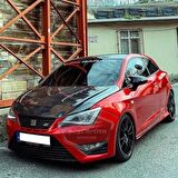 Seat İbiza MK4 2009-2017 Batman Yarasa Ayna Kapağı Piano Black ABS Plastik